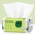 Biodegradable Face Towels 100 Count - Ultra Soft & Absorbent