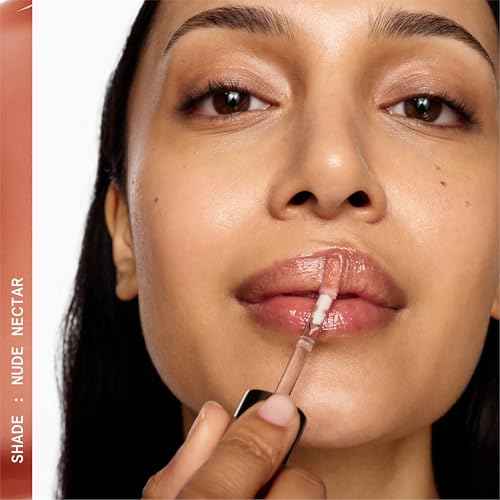 Beauty Pie Wondergloss Collagen Lip Oil + Nude?Nectar 0.13?fl?oz ? Hydrating, Plumping, Non?Sticky Lip Oil Gloss Hybrid with Collagen AC Micro?Vectors & Cherry Hibiscus Oils