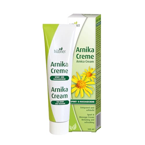 Hübner Arnica Cream, Multi-Purpose Sports and Massage Cream for Soothing and Strengthening, 100 ml Tube