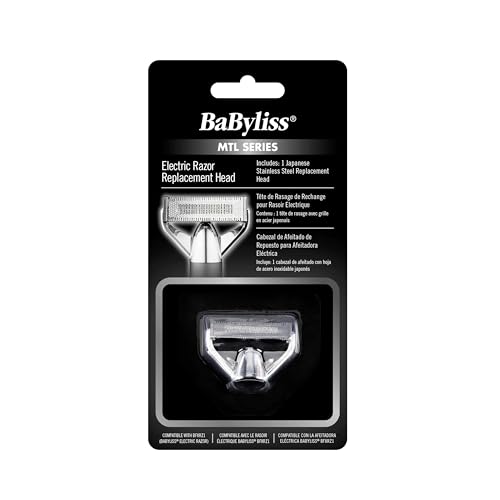 BaByliss MTL Series Electric Razor Including 4 Comb attachments, Storage Bag, Charging Stand and Cable