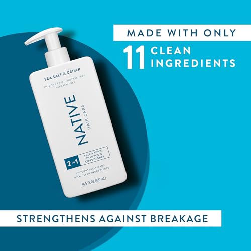 Native Sea Salt & Cedar 2-in-1 Shampoo Conditioner 16.5oz