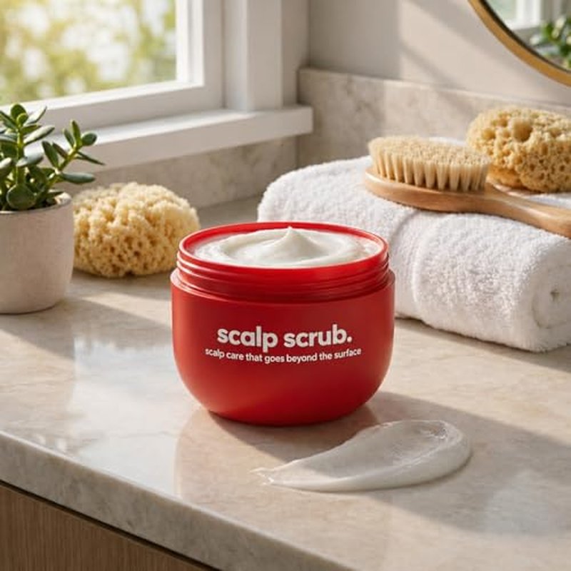 Gentle Scalp Scrub Treatment for Dry Flaky Scalp - 3.4 Fl Oz