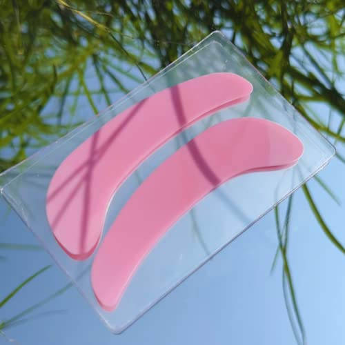 12-Piece Reusable Silicone Eye Patches for Lash Lifts & Extensions