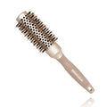 Round Barrel Hair Brush with Boar Bristles & Ceramic Coating