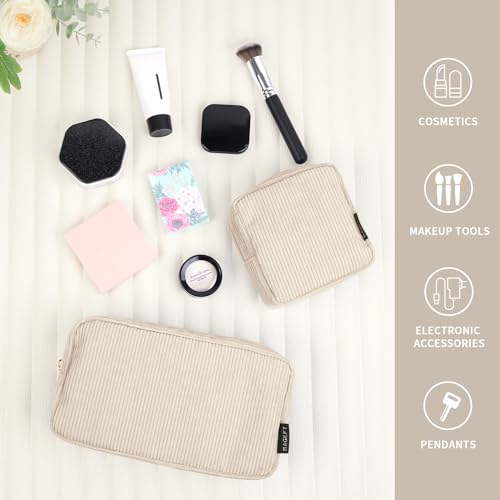 Small Makeup Bag Corduroy Mini Cosmetic Pouch