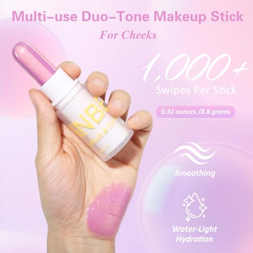 UCANBE Purple Cream Blush Stick - Buildable Duo-Tone Cheek Color