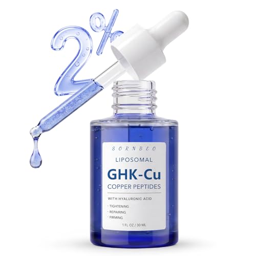 Copper Peptide Serum with 2% GHK-Cu & Hyaluronic Acid - Anti-Aging
