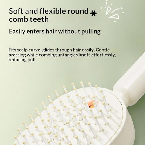 2026 Electric Steam Brush with Water Spray for All Hair Types