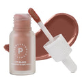 Profusion Cosmetics Lip Glaze Tinted Lip Gloss - Hydrating Lip Stain with Vitamins A & E, Buildable Color, Long Wearing Glossy Finish with Non-Sticky Formula, 7 Stunning Shades (Maple Glaze)