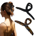 5 Inch Claw Clips for Thick Hair - Jumbo XL Matte Clips, 2 Pack