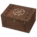 Large Mr & Mrs Wedding Keepsake Box | Vintage Wooden Memory Box