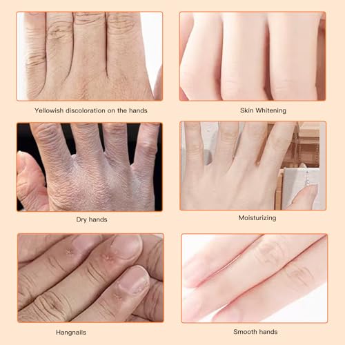 Moisturizing Hand Mask Gloves with Avocado & Shea Butter (3 Pairs)