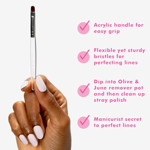 Precision Clean Up Brush for Flawless At-Home Manicures