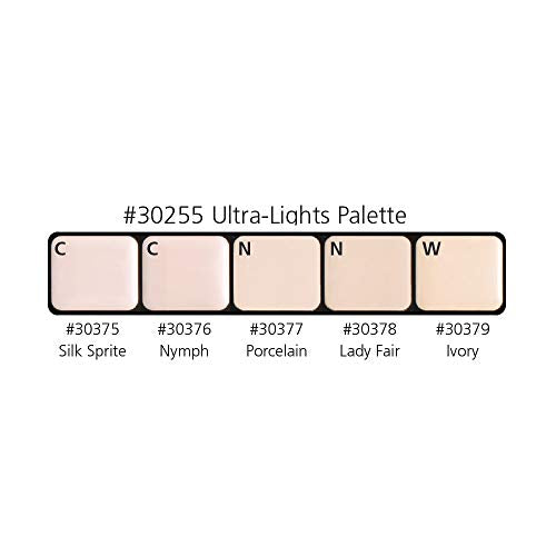 Graftobian HD Glamour Crème Foundation Palette Ultra Light 1 Count – High Definition 5-Color Makeup Kit
