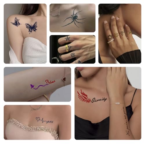 Henna Tattoo Stencil Kit - 630 Designs, 16 Sheets
