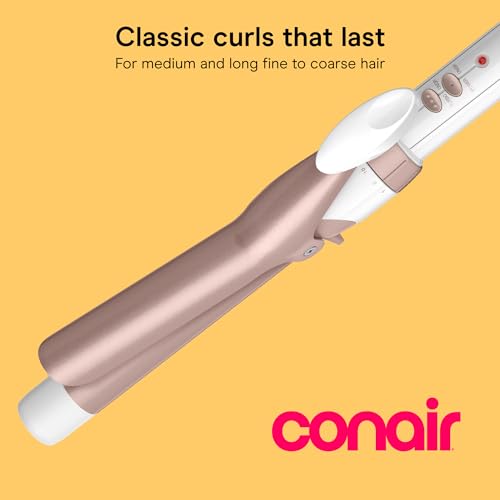 Conair Double Ceramic 1" Curling Iron - 400°F, 30 Settings