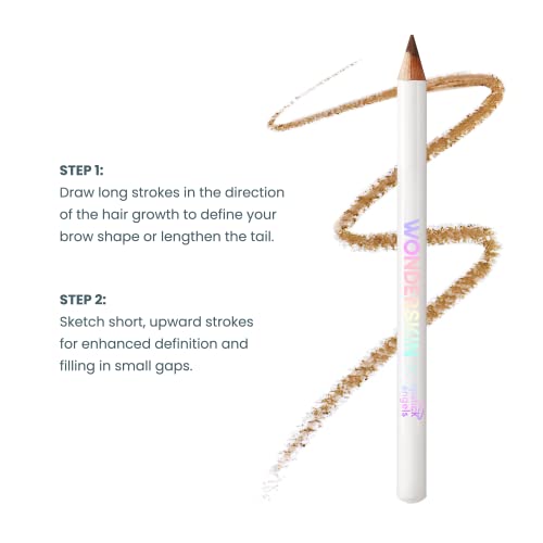 Wonderskin Eyebrow Pencil & Pomade - Natural & Long-Lasting Brow Tool