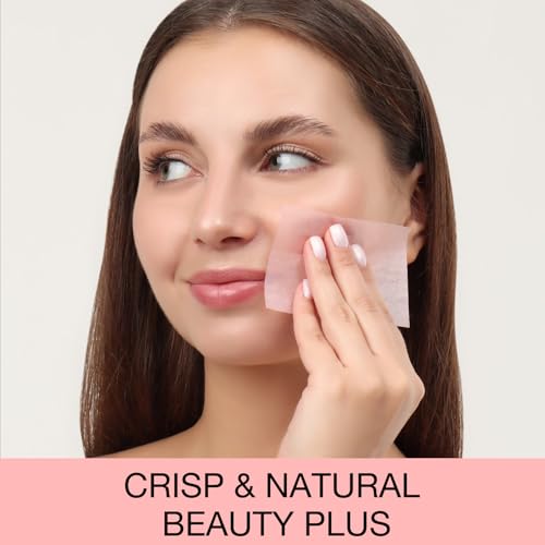 Oil Blotting Sheets for Face - Boobeen Facial Paper with Mirror