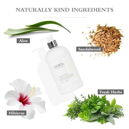 Gilchrist & Soames Zero% Unisex Conditioner ? Natural, Sulfate Free, Paraben Free, Cruelty Free Formula for All Hair Types, Hydrating Hair & Scalp Treatment with Fresh Botanical Scent, 15.5 oz