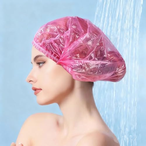 200 Pack Disposable Shower Caps Waterproof Elastic Hair