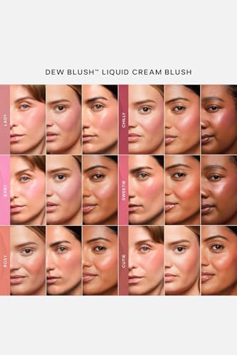 Saie Dew Liquid Blush Stick - Hydrating Cream Blush, Natural Flush