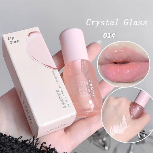 Clear Lip Gloss Oil Set, 3 Pcs Moisturizing Lip Balm