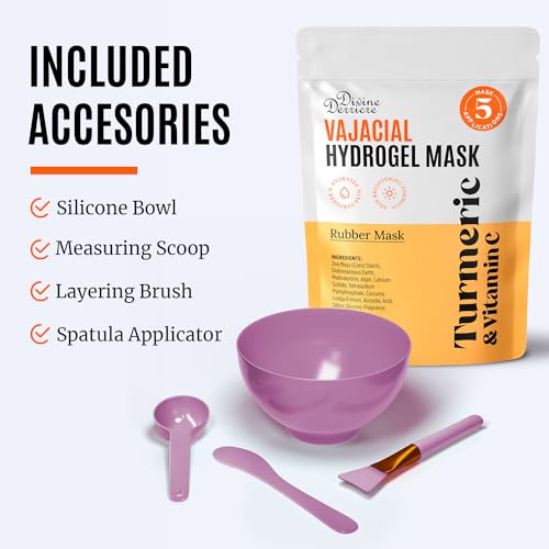 Divine Derriere THE Intimate Duo - Save 15% on Hydrogel Mask with Turmeric & Vitamin C and Intimate Area Dark Spot Corrector Gel ? A Complete Post-Wax Care Premium Modeling Mask Kit