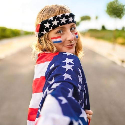 USA Patriotic Face Paint Stick Set - 4 Pack Red, White & Blue
