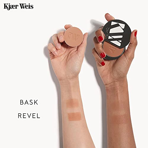 Kjaer Weis Bronzer Powder Makeup. Matte Warm Terracotta Contour Makeup for Natural-Looking Tan Face Makeup. Contour Powder with Certified-Organic Ingredients. Cruelty Free Clean Makeup - Revel