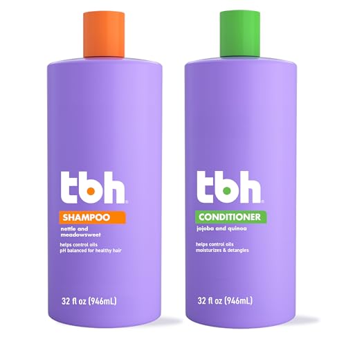 TBH Kids Shampoo & Conditioner Set – Sulfate Free, 12 oz