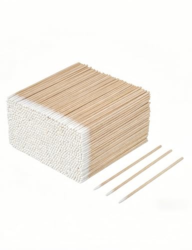 Precision Tip Cotton Swabs, 600Pc Bulk, 4 Inch Pointed Tips