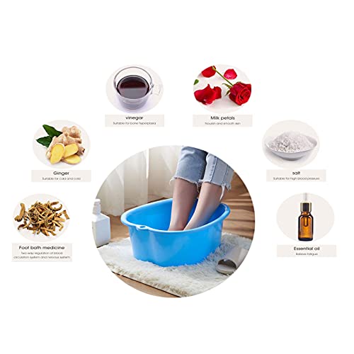 Large Foot Soaking Bath Basin for Relaxation and Massage