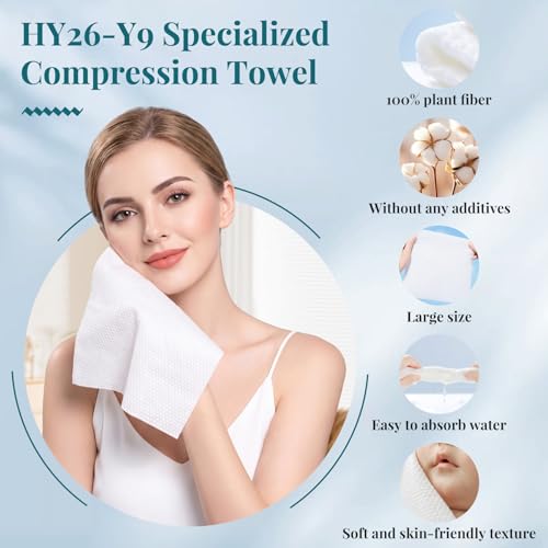 Hot Towel Dispenser Refills - 80 Compressed Face Towels