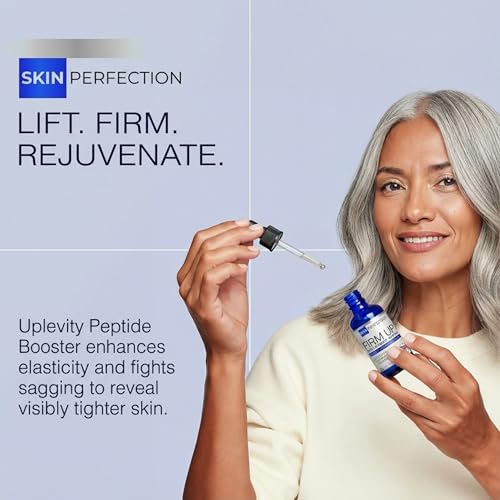 Skin Perfection Uplevity Anti-aging Tightening Peptide Serum Booster Firming Peptide Increase Elasticity Add To Any Moisturizer for Added Effectiveness Against Sagging Acetyl Tetrapeptide-2