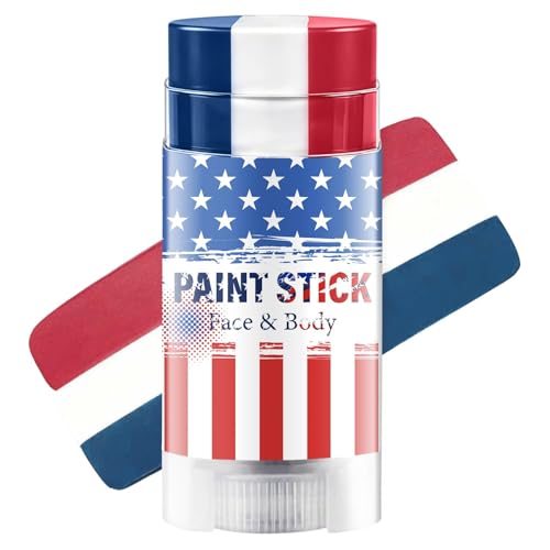 DEERELF USA 01 Face Paint Stick for World Cup Independence Day & Sports Fans