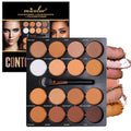 16-Shade Contour Palette - Matte & Shimmer Makeup Kit