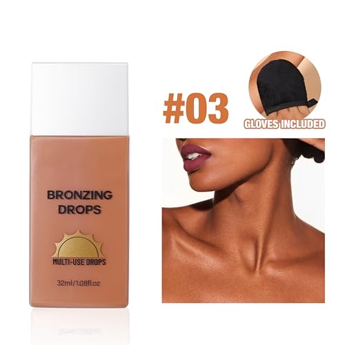 Liquid Bronzing Drops | Buildable Sun-Kissed Glow Makeup
