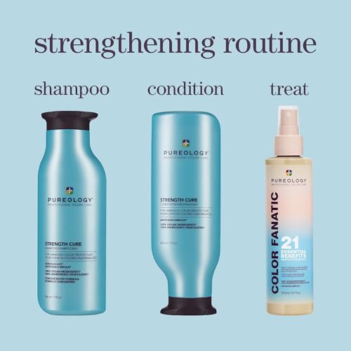 Pureology Strength Cure Shampoo & Conditioner Set for Damaged Hair