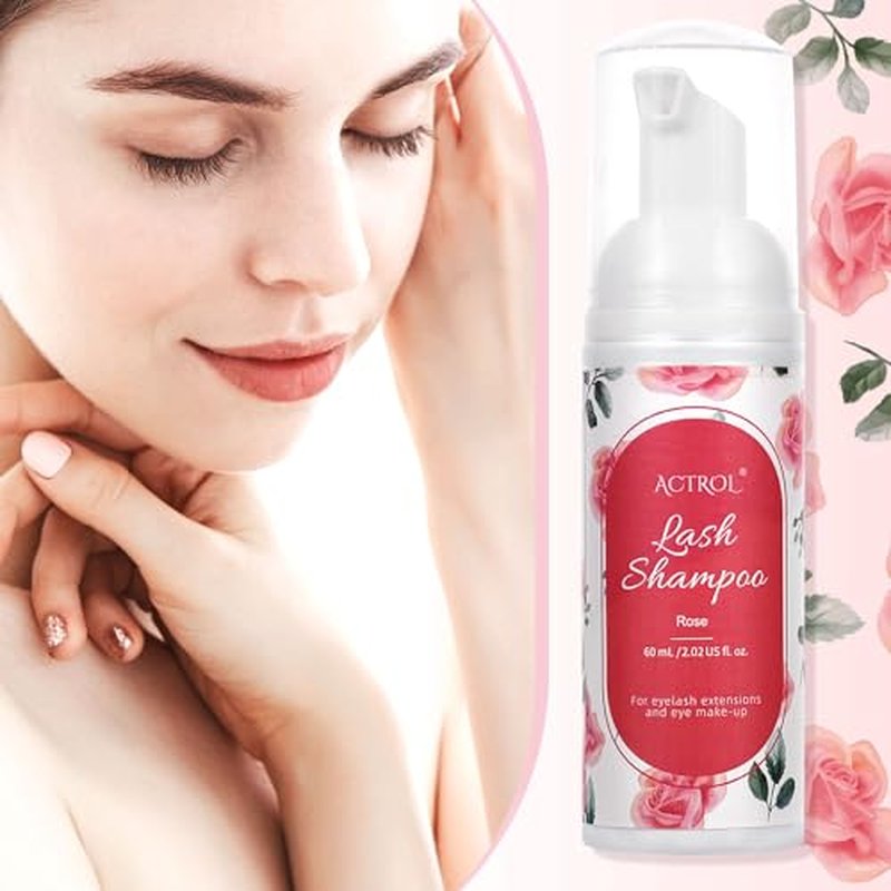 ACTROL Eyelash Extension Cleanser 60ml - Paraben Free Lash Shampoo
