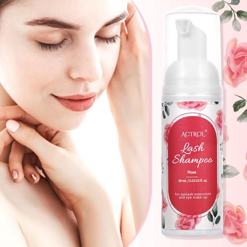 ACTROL Eyelash Extension Cleanser 60ml - Paraben Free Lash Shampoo