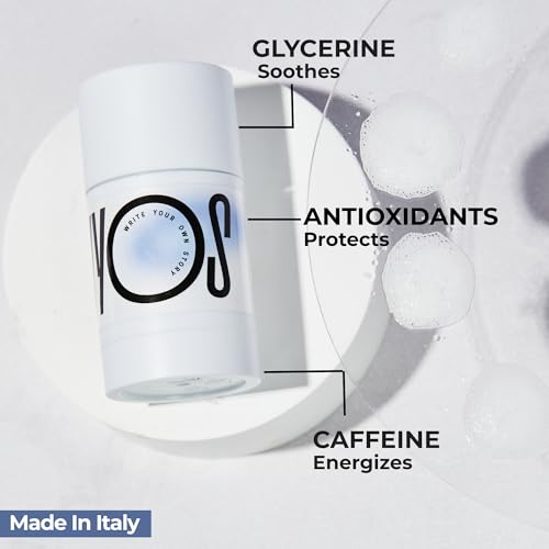 WYOS Shave Stick for Men ? Hydrating Glycerin Formula for Sensitive Skin, Smooth Glide for a Close Shave, Solid Shaving Cream Stick, Hands-Free, No Mess, Leak-Proof & TSA-Friendly