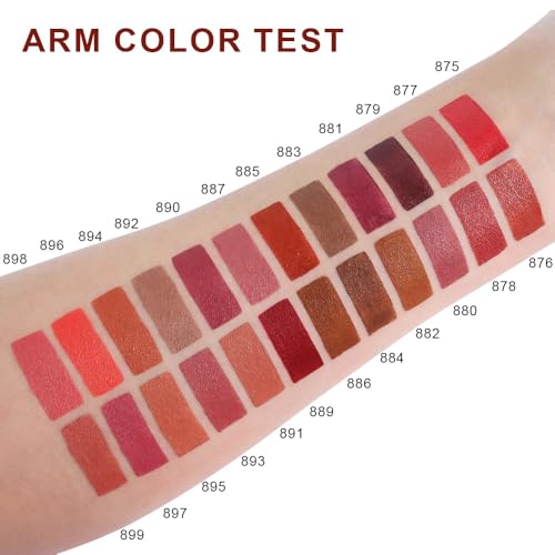 Velvet Matte Lipstick - Highly Pigmented, Hydrating & Waterproof, 24-Hour Wear