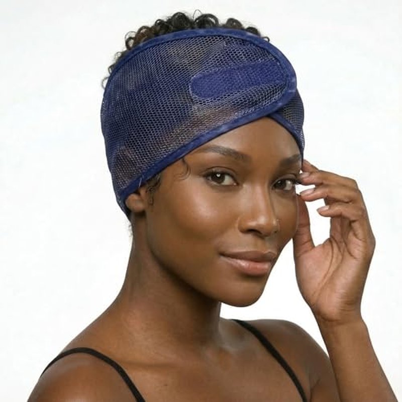 DONNA Argan Mesh Wrap - Black Hair Wrap for Women