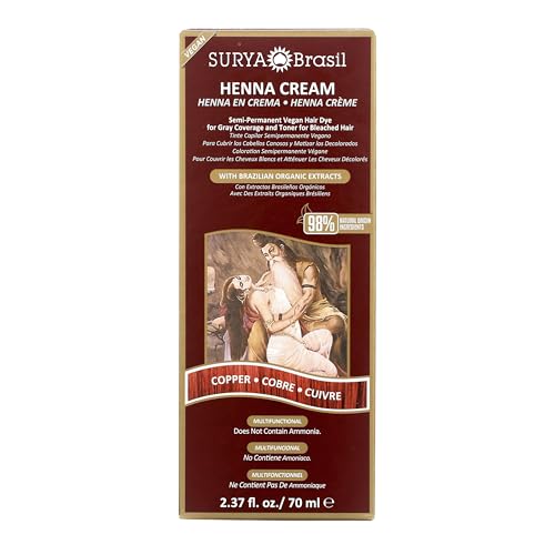 Surya Brasil Henna Cream Hair Color - Copper 70ml