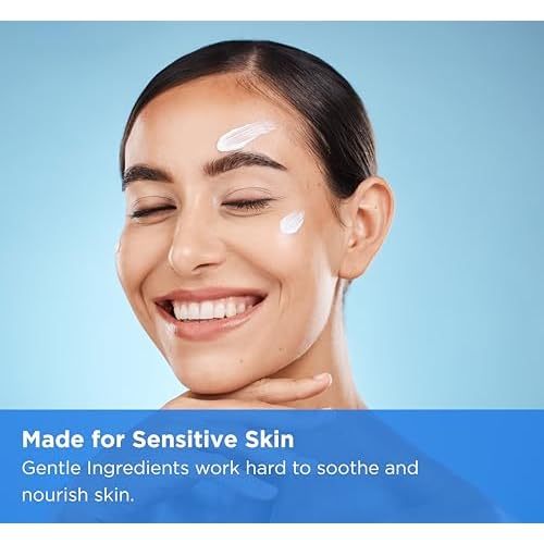 Face Cream & Cleanser Kit for Sentitive Skin, Strengthens Barrier, Fast-Absorbing Hydration, Suitable for Dry, Normal & Sensitive Skin - No Steroids, Gentle Ingredients