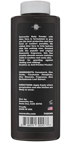 Suavecito Body Powder with Aloe Vera, 6 oz – Original