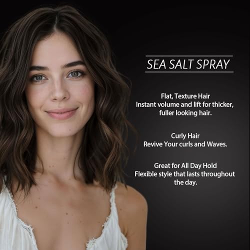 Sea Salt Spray for Hair - Volume & Beach Waves, 150ml