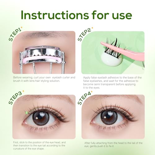 Natural Wispy Lash Clusters 13MM - 120pcs DIY Kit