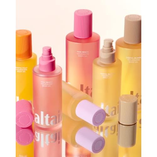 Saltair Body Oil. Jumbo Size Santal Bloom After Shower and Bath Oil for Women and Men. Botanical, Non-Greasy, and Well-Absorbing Moisturizer for Hydrating Dry Skin ? 10oz Bottle
