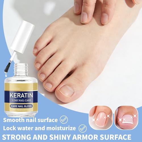 Keratin Nail Strengthening Oil - 2 Pcs Set